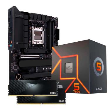 Imagem de Kit Upgrade Amd Ryzen 5 7600, Placa Mãe X670, 16Gb Ddr5, Neologic - Nli84722
