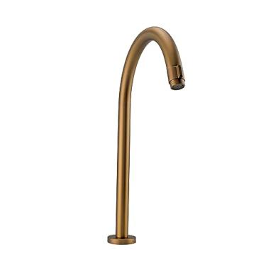 Imagem de Torneira Lavatorio 1/4 Volta Metal Rose Golden Escovada Alta