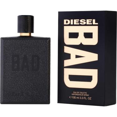 Imagem de Perfume Diesel Bad Edt Spray 3,3 Onças - Fragrância Masculina Intensa