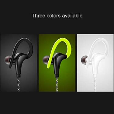 Imagem de Fone de Ouvido Esportivo de 3,5 Mm, Fones de Ouvido Estéreo Sylish de 3,5 Mm, Som HiFi Sem Perdas à Prova de Suor para Esportes (Verde)
