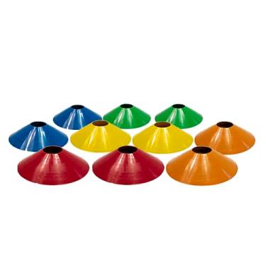 Imagem de 10 Pratos Demarcatórios Para Circuito Funcional Half Cone Chapéu Chinês