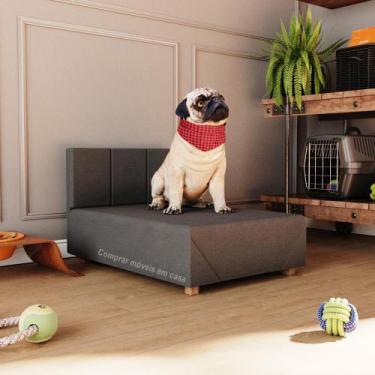 Imagem de Cama Box Pet Dog Porte Menor 60 Cm Cor Cinza - Comprar Moveis Em Casa