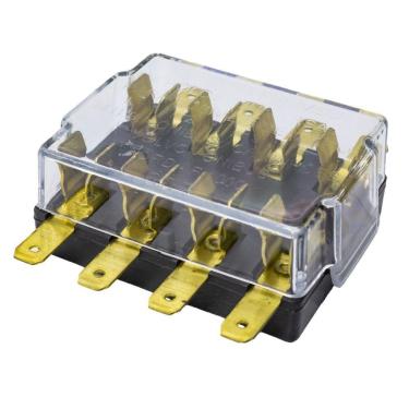 Imagem de Caixa Porta Fusível Vidro CBT Ford F1000 Mercedes Volvo 4 Polos - R7 - ETE7310