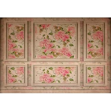 Imagem de Fundo Fotográfico Parede Boiserie Boulangerie Cenário Tecido (FDPAR012, 1,50 x 2,20m)