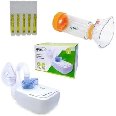 Imagem de Inalador Nebulizador - Espaçador - Soro 50 Ml G-tech