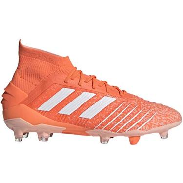 Imagem de Chuteira Adidas Predator 19,1 FG - Unissex Futebol, Coral, 5 Narrow