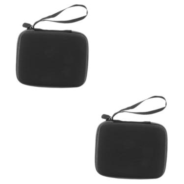Imagem de HEMOTON 2 Unidades Bolsa De Armazenamento De Acessórios De Guitarra Palheta Estante De Armazenamento Graves Nylon Viagem