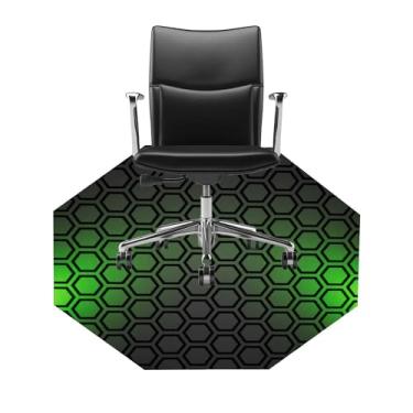 Imagem de Tapete Gamer Premium Protetor De Piso Quarto Escritório Sala Antiderrapante - Green