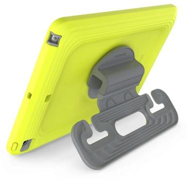 Imagem de OtterBox Capa feita para crianças para iPad 7ª, 8ª e 9ª geração (tela de 10,2 polegadas - versão 2019, 2020 e 2021) com suporte de suporte e suporte para encosto de cabeça de carro - Verde marciano