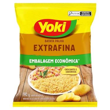 Imagem de Batata Palha Frita Extrafina Yoki Pacote 190g Embalagem Econômica