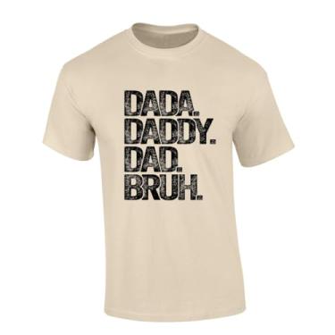 Imagem de Camiseta masculina divertida de manga curta Dada Daddy Dad Bruh, Arena, GG