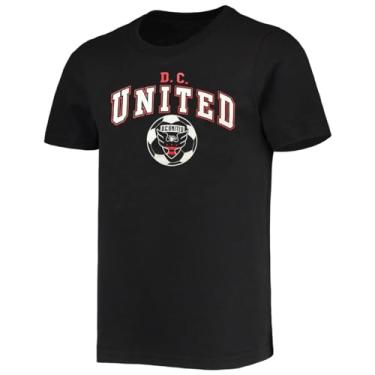 Imagem de Outerstuff Camiseta D.C. United Juniors Girls Size 4-16 Team Wordmark Logo, Preto, G