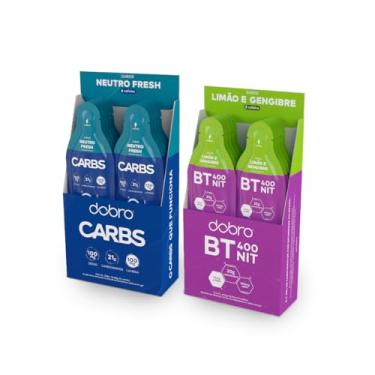 Imagem de Combo Dobro Carbs Gel + BT Nitrato Gel (Carbs Neutro Fresh com Cafeína + Limão e Gengibre)