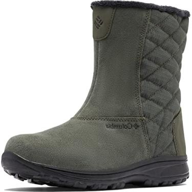 Imagem de Columbia Ice Maiden Slip III Tênis de neve feminino, Cascalho/preto, 40