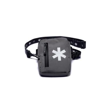 Imagem de Bolsa Transversal Maktub Shoulder Bag modelo Flow Pochete Com Alça Ombro cabe celular carteira (cinza)