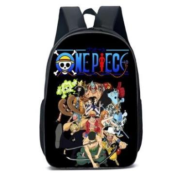 Imagem de MOCHILA ESCOLA INFANTIL JUVENIL ANIME ONE PIECE-Unissex