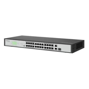 Imagem de Switch 24 Portas Intelbras Sf 2421 Poe + 2 P Gigabit E 1 Sfp