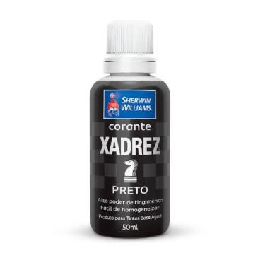 Imagem de Corante líquido xadrez para tintas acrílicas preto 50ml - METALATEX