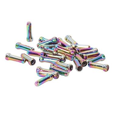 Imagem de Pontas de Cabo de Freio de Bicicleta, Liga de Alumínio Prática Resistente à Erosão para Mountain Bikes (30PCS)