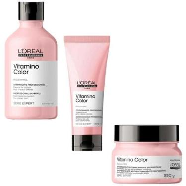 Imagem de Shampoo Condicionador E Máscara Loreal Vitamino Color - Loreal Profess