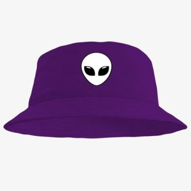 Imagem de Chapéu Bucket Hat Estampado ET - MP Moda Masculina, Roxo, Único