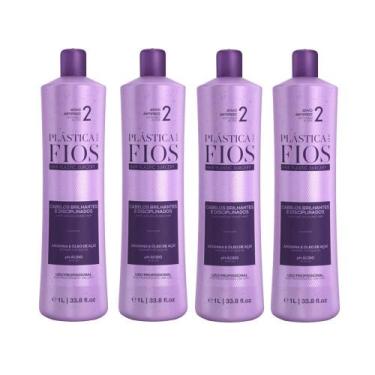 Imagem de Plastica Dos Fios Cadiveu Original Combo 4 Passo 2, 1000 ml