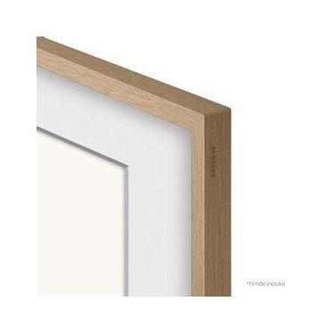 Imagem de Moldura Samsung Para Smart TV 75" The Frame 2021 Bege Amadeirado, Bege