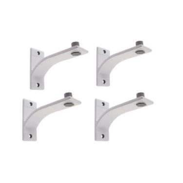 Imagem de Kit 4 Suportes Inove 100% Aluminio Trilho Suíço Ou Varão Wave - Varias