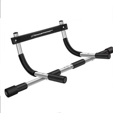 Imagem de Barra para Porta Gold Sports Dupla Curvada Pro - Multifuncional 92 cm,