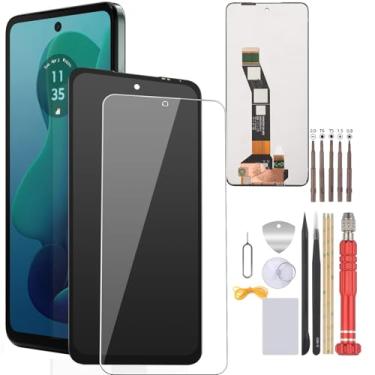Imagem de FKBAightccy Substituição de tela para Motorola Moto G 5G 2024 para Moto G 5G 16.8 cm LCD Display Touch Screen Digitalizador Substituição