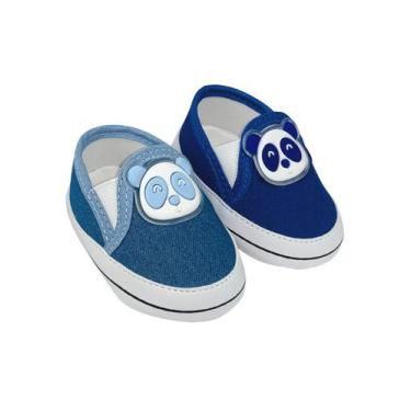 Imagem de Kit Com 2 Pares Sapatinho De Bebê Sapato De Bebê Direto Da Fabrica T51