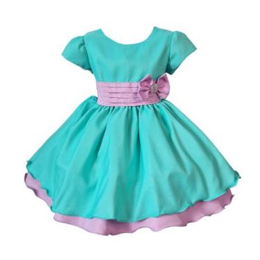 Imagem de Vestido Infantil Sereia Ariel Temático Festa Aniversário - JL Kids, 1,