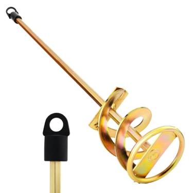 Imagem de AYZOTEK Misturador de tinta para perfuração, balde de 1 a 5 galões, agitador de tinta para broca, zincado, livre de ferrugem e fácil de limpar, serve para todas as brocas padrão - para misturar tinta,