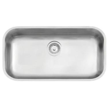 Imagem de Cuba de embutir Tramontina Lavínia 56 BL em aço inox acetinado 56x34 c