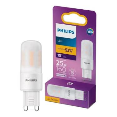Imagem de Kit 6 Lâmpadas Led Halopin G9 1,6W Bivolt Philips, 110V/220V (Bivolt),