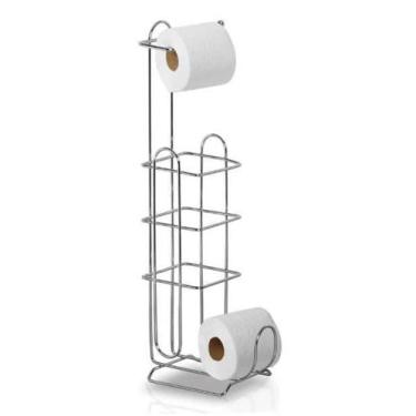 Imagem de Suporte Papel Higienico Porta 4 Rolos Com Dispenser Niquelart