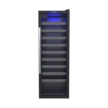 Imagem de Adega De Vinhos Climatizada Piubella 209l 50 Garrafas Preto Fosco Cave 200 - Venax 220v