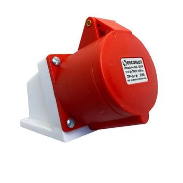 Imagem de Tomada Industrial Sobrepor 3P+N+T 32a Decorlux 6h 380/415v