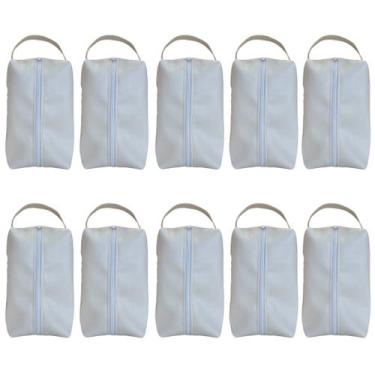 Imagem de 10 Necessaires Bordadas Com Sua Logo Couro Eco 265A - Rigel, Branco