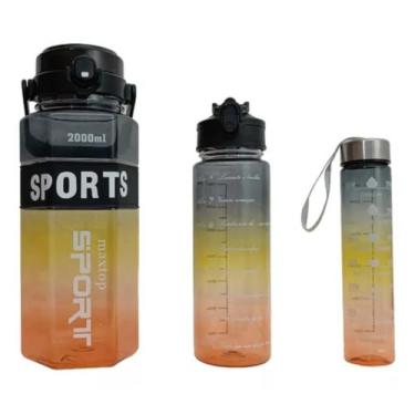 Imagem de Garrafa Agua Masculina Academia 2 Litros 900ml 300ml  - GARRAFA SQUEZZ