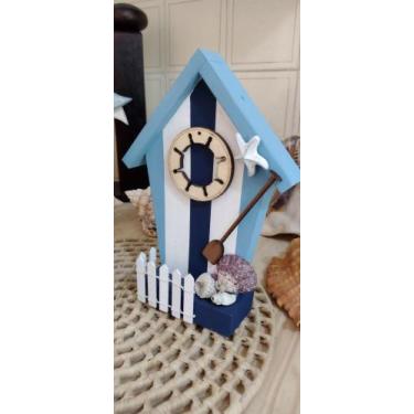Imagem de Casinha de madeira - Presentes da Maré , azul