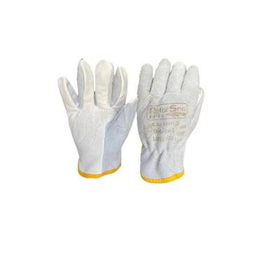 Imagem de Kit 3 Luva Mista Petroleira Armador Soldador Reforçada - REFORSEG