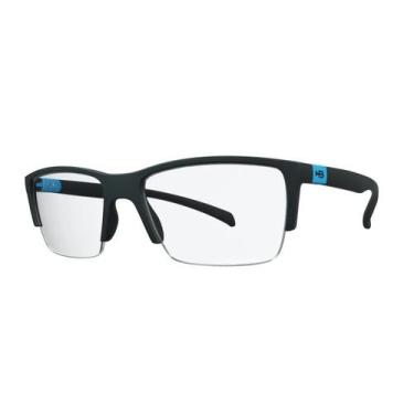 Imagem de Armação de grau hb 93155 matte black d blue