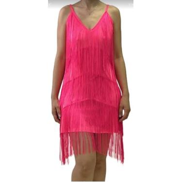 Imagem de Vestido Com Borla (franjas) várias cores ano novo - Amei, Rosa, M