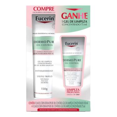 Imagem de Eucerin Dermo Pure Oil Control Gel de Limpeza Concentrado 150ml e Ganhe Gel de Limpeza Concentrado 75ml