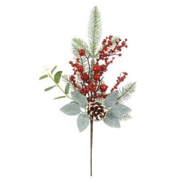 Imagem de Berry de Natal Vermelho 48cm - D. E. A. D. A.