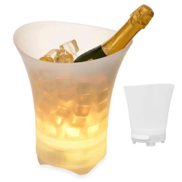 Imagem de Balde de Gelo 5 Litros Caixa de Som Bluetooth Led RGB Speaker Alto Falante Musica Festa Lazer Reuniao Comemoraçao Diversao