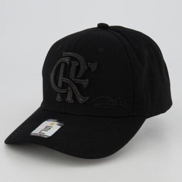 Imagem de Boné Flamengo Zico Escudo Preto - Supercap, Único