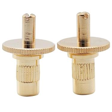 Imagem de Musiclily Pro Métrica M4 Pivôs e Buchas Ponte Nashville Tune-O-Matic para Guitarra estilo Epiphone Les Paul, Dourada