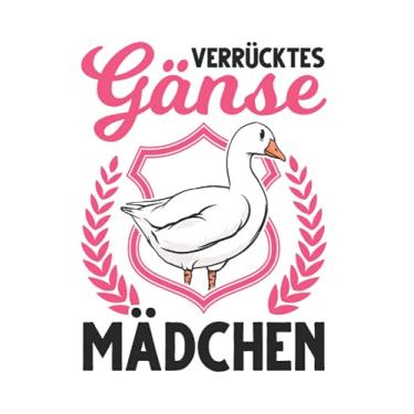 Imagem de Gänse Notizbuch: Verrücktes Gänse Mädchen Gans Gänsezüchter / 6x9 Zoll / 120 gepunktete Seiten Seiten